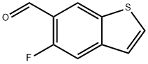 5-Fluorobenzo[b]thiophene-6-carboxaldehyde Struktur