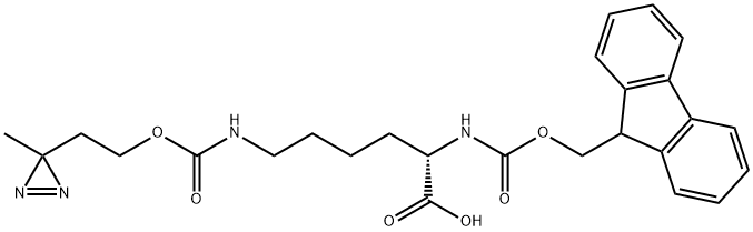 Fmoc-L-Photo-Lysine Struktur