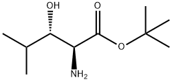 L-Leucine, 3-hydroxy-, 1,1-dimethylethyl ester, (3S)- Struktur