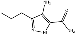 1H-Pyrazole-5-carboxamide, 4-amino-3-propyl- Struktur