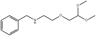 Benzenemethanamine, N-[2-(2,2-dimethoxyethoxy)ethyl]- Struktur