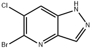 1H-Pyrazolo[4,3-b]pyridine, 5-bromo-6-chloro- Struktur