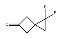 Spiro[2.3]hexan-5-one, 1,1-difluoro- Structure