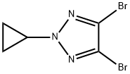 2H-1,2,3-Triazole, 4,5-dibromo-2-cyclopropyl- Struktur
