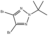 2H-1,2,3-Triazole, 4,5-dibromo-2-(1,1-dimethylethyl)- Struktur