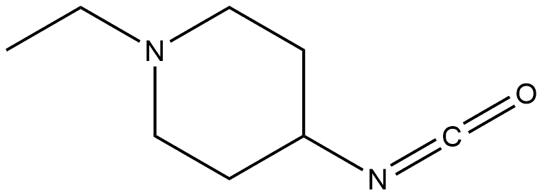 1-Ethyl-4-isocyanatopiperidine Struktur