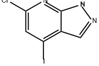 1H-Pyrazolo[3,4-b]pyridine, 6-chloro-4-iodo- Struktur