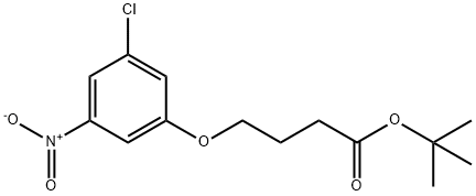 1,1-Dimethylethyl 4-(3-chloro-5-nitrophenoxy)butanoate Struktur