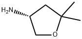 3-Furanamine, tetrahydro-5,5-dimethyl-, (3R)- Struktur