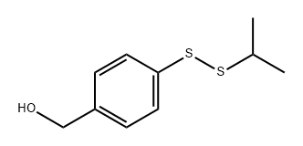 Benzenemethanol, 4-[(1-methylethyl)dithio]- Struktur