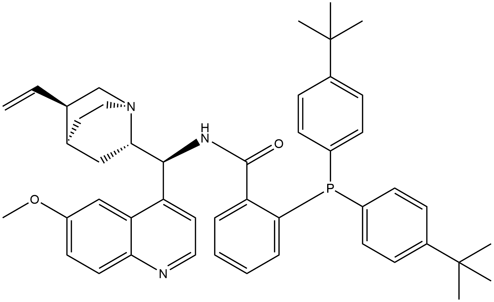 2-[Bis[4-(1,1-dimethylethyl)phenyl]phosphino]-N-[(8α,9S)-6′-methoxycinchonan-9-yl]benzamide