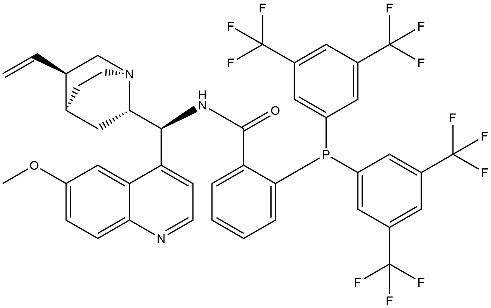 2-[Bis[3,5-bis(trifluoromethyl)phenyl]phosphino]-N-[(8α,9S)-6′-methoxycinchonan-9-yl]benzamide