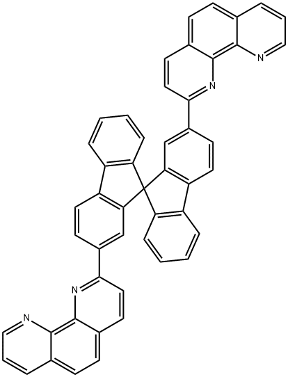 1,10-Phenanthroline, 2,2'-(9,9'-spirobi[9H-fluorene]-2,2'-diyl)bis- Struktur