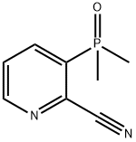 2-Pyridinecarbonitrile, 3-(dimethylphosphinyl)- Struktur