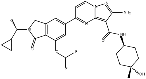 PI3KΓ INHIBITOR 5 結(jié)構(gòu)式