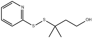 1-Butanol, 3-methyl-3-(2-pyridinyldithio)- Struktur