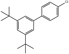 1,1'-Biphenyl, 4'-chloro-3,5-bis(1,1-dimethylethyl)- Structure