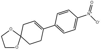 1,4-Dioxaspiro[4.5]dec-7-ene, 8-(4-nitrophenyl)- Struktur