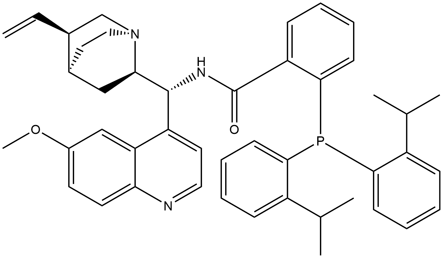 2-[Bis[2-(1-methylethyl)phenyl]phosphino]-N-[(9R)-6′-methoxycinchonan-9-yl]benzamide