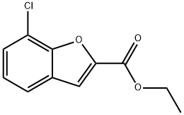 Ethyl 7-chlorobenzofuran-2-carboxylate Struktur