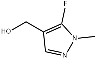 1H-Pyrazole-4-methanol, 5-fluoro-1-methyl- Struktur