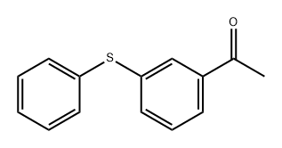 Ethanone, 1-[3-(phenylthio)phenyl]- Struktur