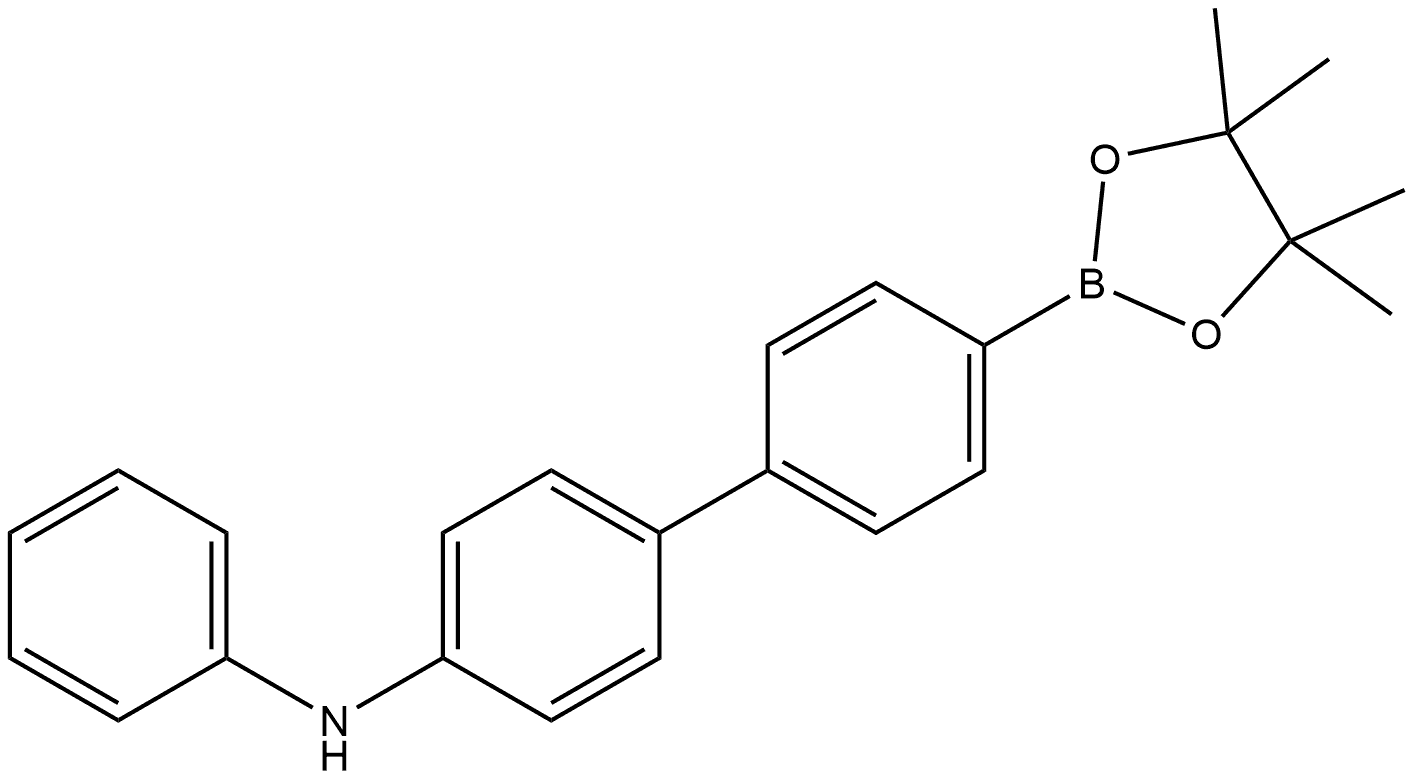 [1,1′-Biphenyl]-4-amine, N-phenyl-4′-(4,4,5,5-tetramethyl-1,3,2-dioxaborolan-2-yl)- Struktur