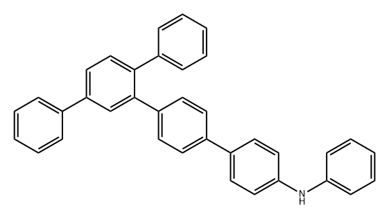 [1,1':2',1'':4'',1'''-Quaterphenyl]-4'''-amine, N,4'-diphenyl- Struktur