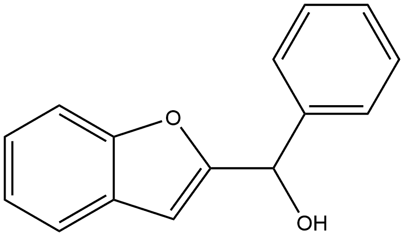 2-Benzofuranmethanol, α-phenyl- Struktur