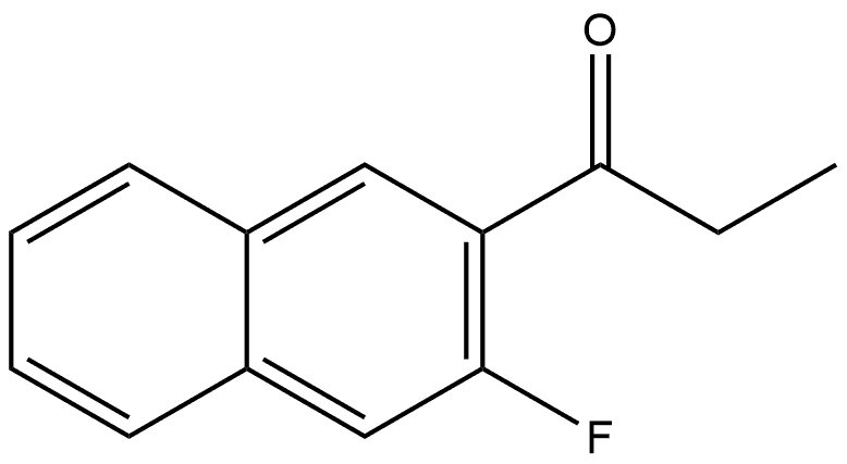 1-(3-Fluoro-2-naphthalenyl)-1-propanone Structure