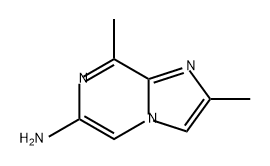 Imidazo[1,2-a]pyrazin-6-amine, 2,8-dimethyl- Struktur