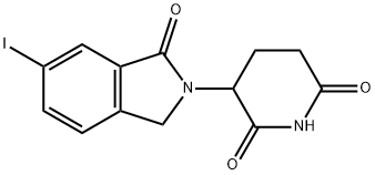 3-(6-iodo-1-oxoisoindolin-2-yl)piperidine-2,6-dione Struktur