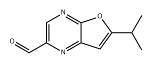 Furo[2,3-b]pyrazine-2-carboxaldehyde, 6-(1-methylethyl)- Struktur