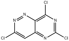 3,6,8-Trichloropyrimido[5,4-c]pyridazine Struktur