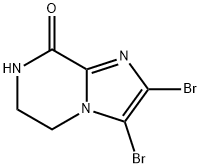 Imidazo[1,2-a]pyrazin-8(5H)-one, 2,3-dibromo-6,7-dihydro- Struktur