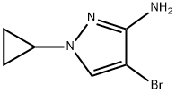4-Bromo-1-cyclopropyl-1H-pyrazol-3-amine Struktur