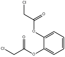 Acetic acid, 2-chloro-, 1,1'-(1,2-phenylene) ester Struktur