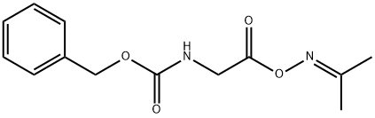 Carbamic acid, [2-[[(1-methylethylidene)amino]oxy]-2-oxoethyl]-, phenylmethyl ester (9CI) Struktur