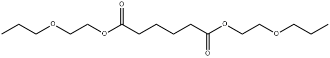 Hexanedioic acid, 1,6-bis(2-propoxyethyl) ester Struktur