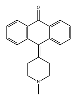9(10H)-Anthracenone, 10-(1-methyl-4-piperidinylidene)- Struktur