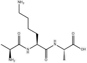 L-Alanine, L-alanyl-L-lysyl- Struktur