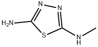 N2-Methyl-1,3,4-thiadiazole-2,5-diamine Struktur
