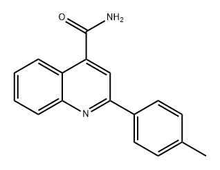 4-Quinolinecarboxamide, 2-(4-methylphenyl)- Struktur