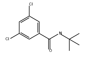 Benzamide, 3,5-dichloro-N-(1,1-dimethylethyl)- Struktur