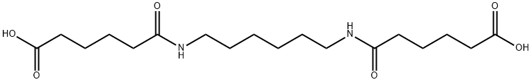 Hexanoic acid, 6,6'-(1,6-hexanediyldiimino)bis[6-oxo- Struktur