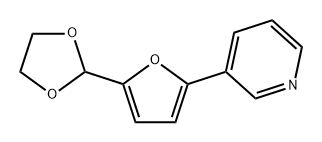Pyridine, 3-[5-(1,3-dioxolan-2-yl)-2-furanyl]-