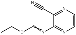 N-(3-cyano-2-pyrazinyl)-Methanimidic acid ethyl ester