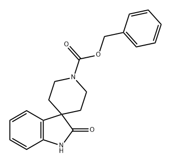 Spiro[3H-indole-3,4'-piperidine]-1'-carboxylic acid, 1,2-dihydro-2-oxo-, phenylmethyl ester