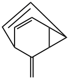 Tricyclo[3.3.1.02,8]nona-3,6-diene, 9-methylene- (9CI) Struktur