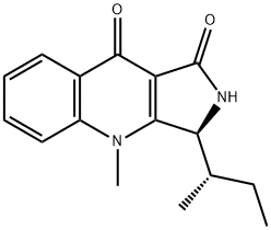 1H-Pyrrolo[3,4-b]quinoline-1,9(4H)-dione, 2,3-dihydro-4-methyl-3-[(1S)-1-methylpropyl]-, (3S)- Struktur